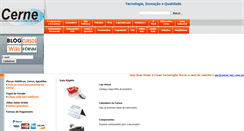 Desktop Screenshot of cerne-tec.com.br