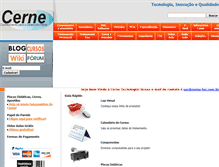 Tablet Screenshot of cerne-tec.com.br